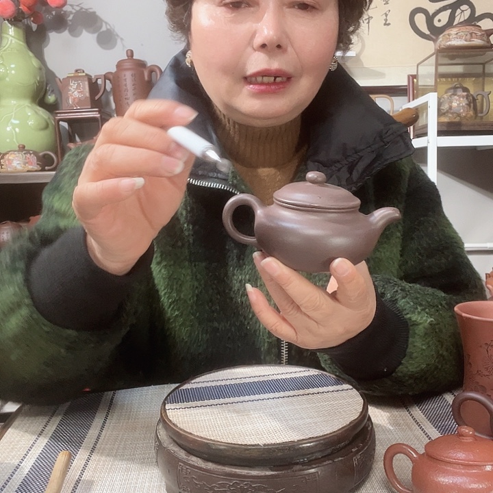 紫泥茶杯1***7原矿紫砂壶