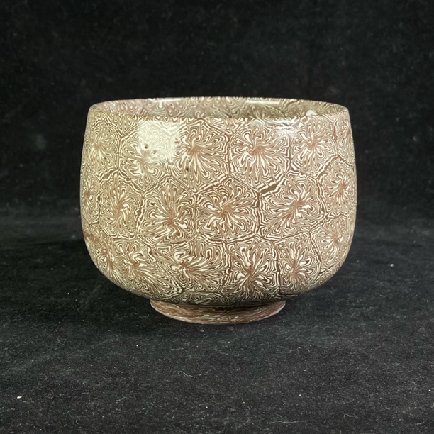 M巩县窑绞胎净水钵