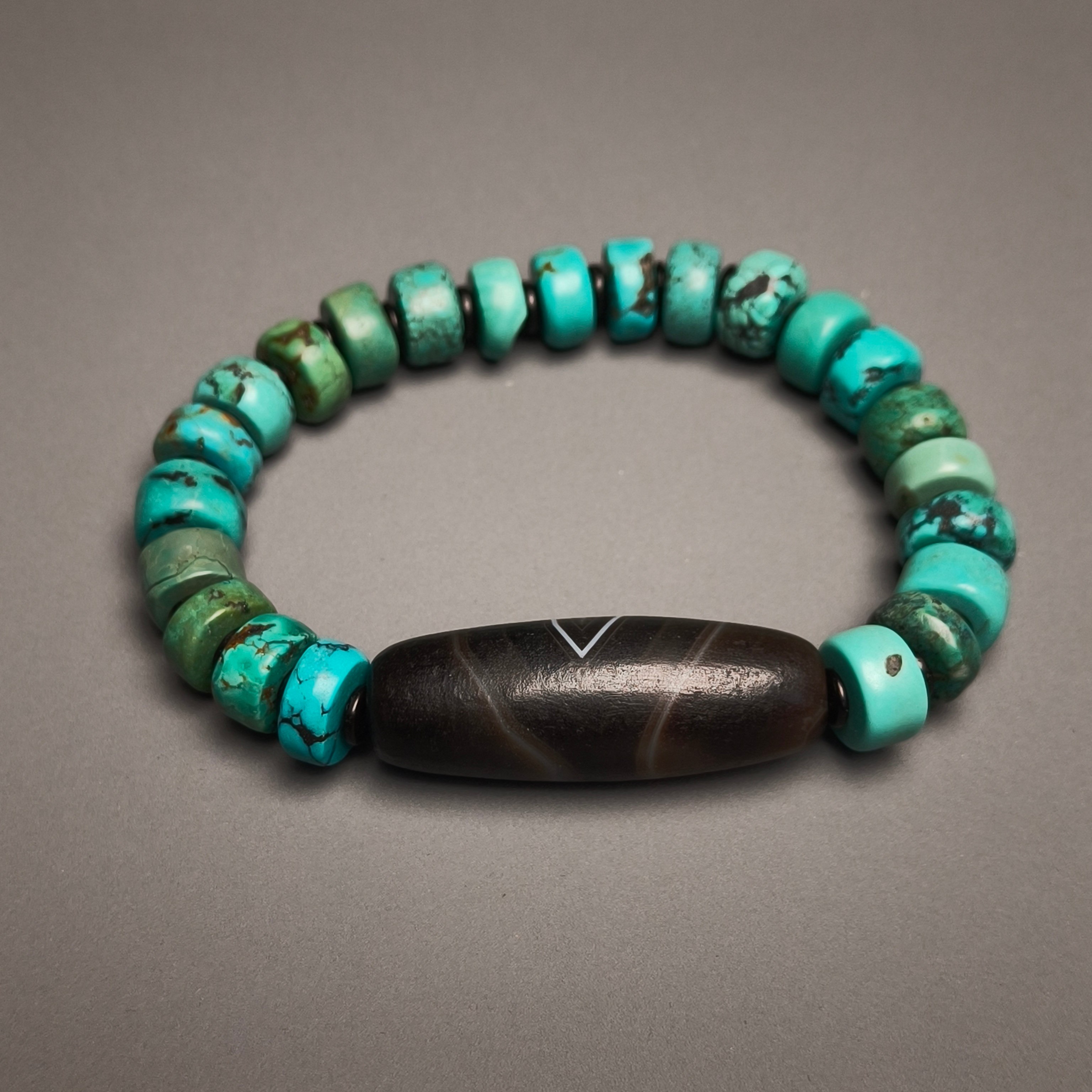 清代绿松石手串/DZ250032/古玩/收藏/德州文物