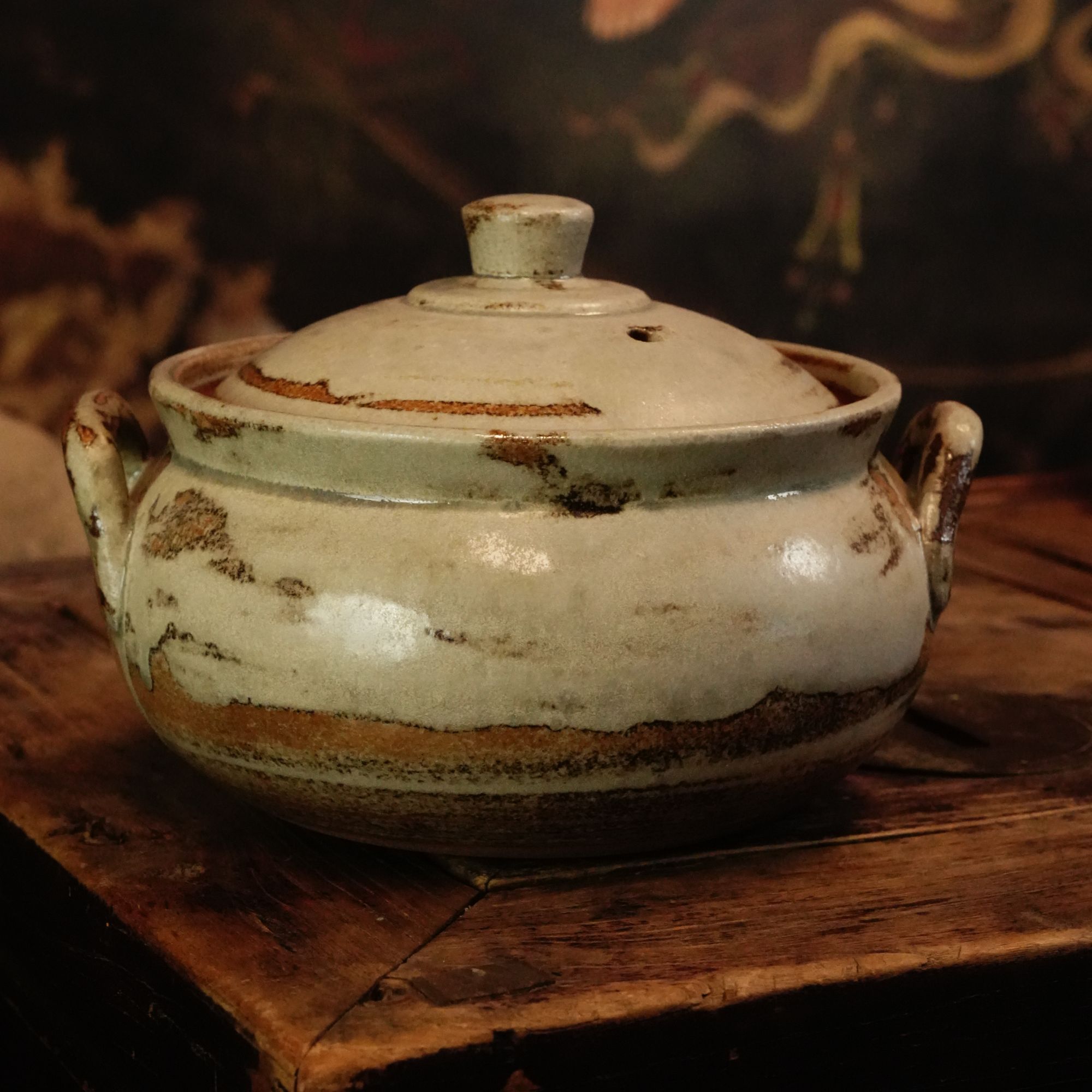 【九离烧】双耳炖盅20.7*15 1200CC(九离烧0462)