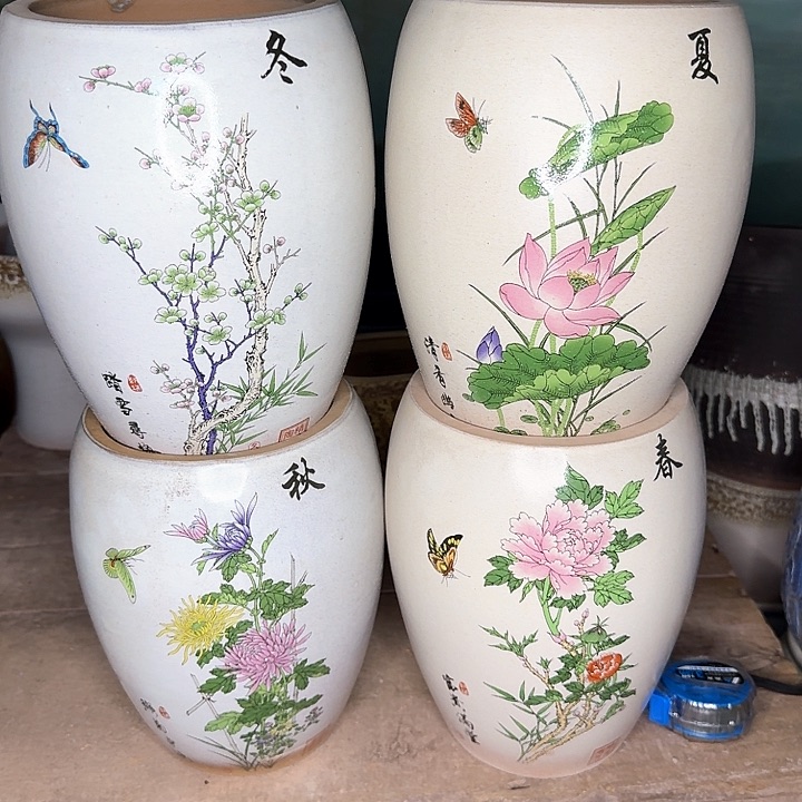 紫砂花盆微瑕花盆处理来啦