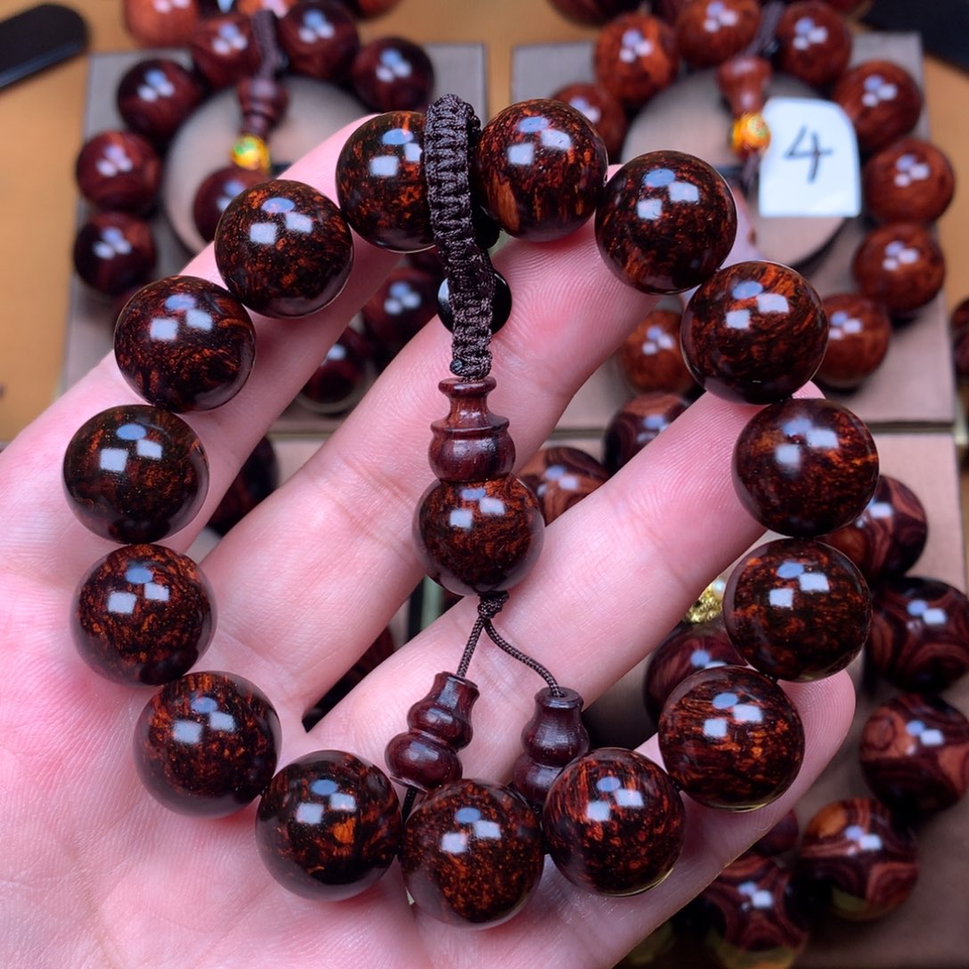 黄花梨/降香黄檀黄花梨手串1.5