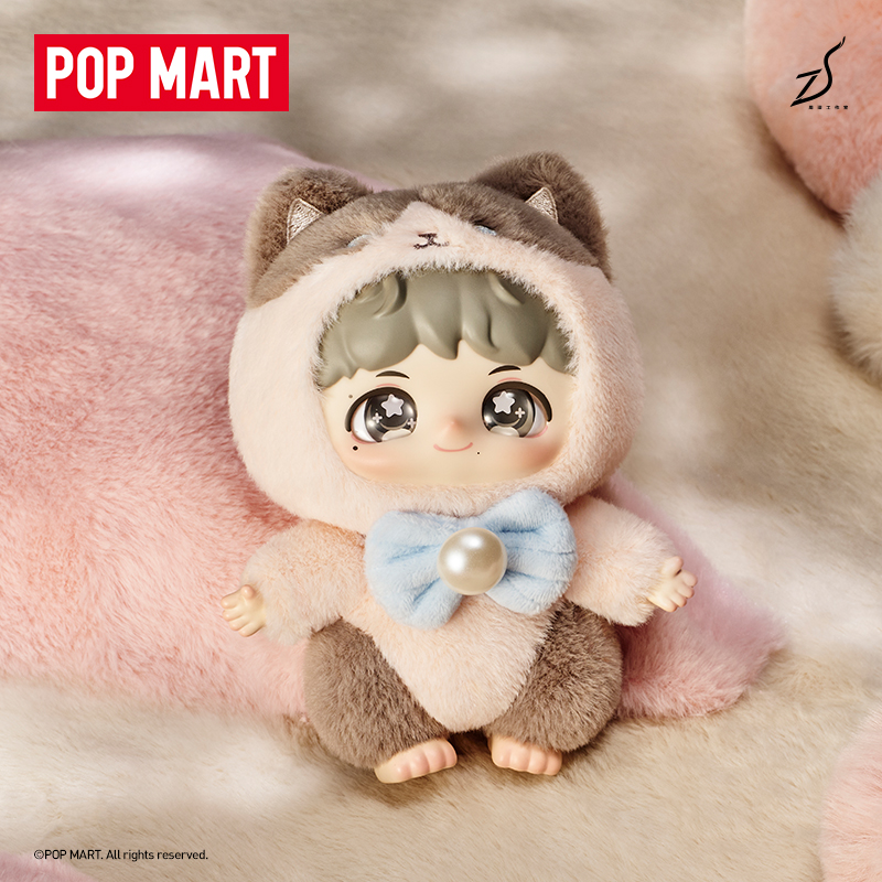泡泡玛特周深《反深代词》系列搪胶脸毛绒公仔挂件盲盒