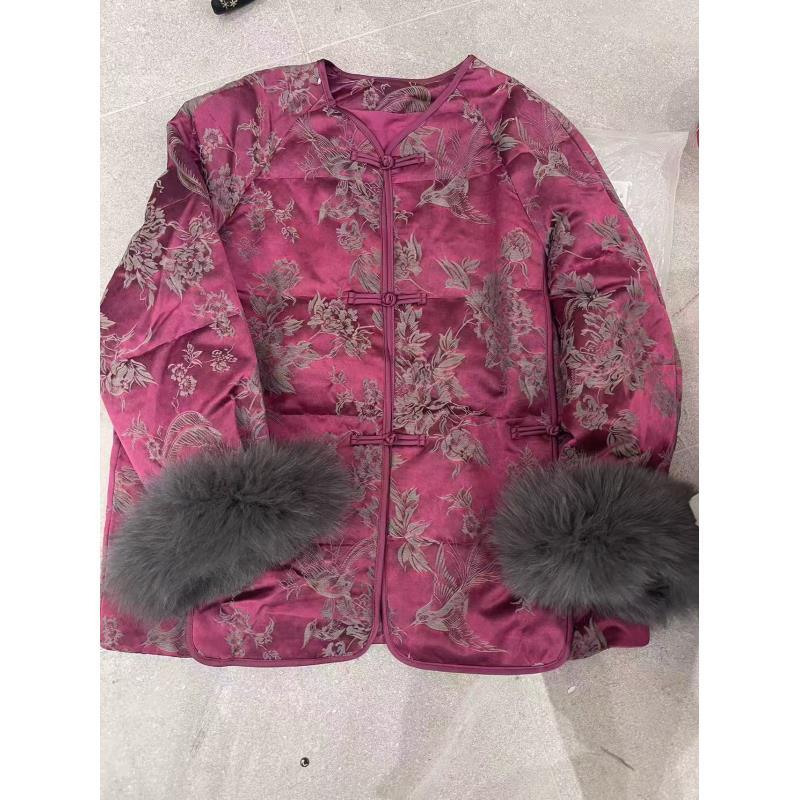 【深圳南油二姐】秋季新款中国风气质圆领刺绣外套7500