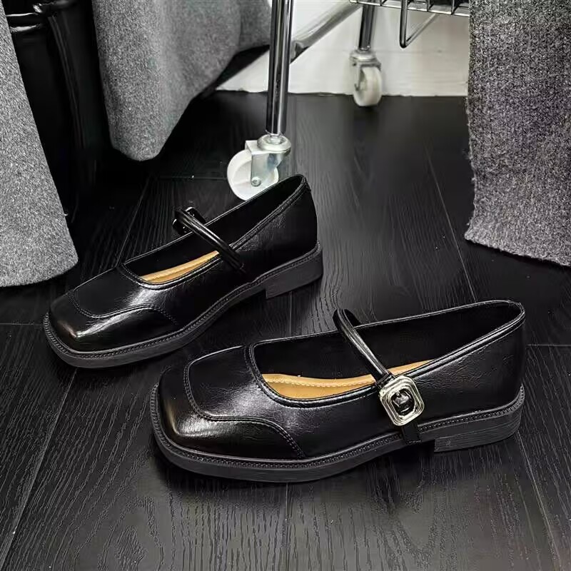 7765新款女鞋宝妈开车平底鞋舒适柔软豆豆鞋百搭女单鞋