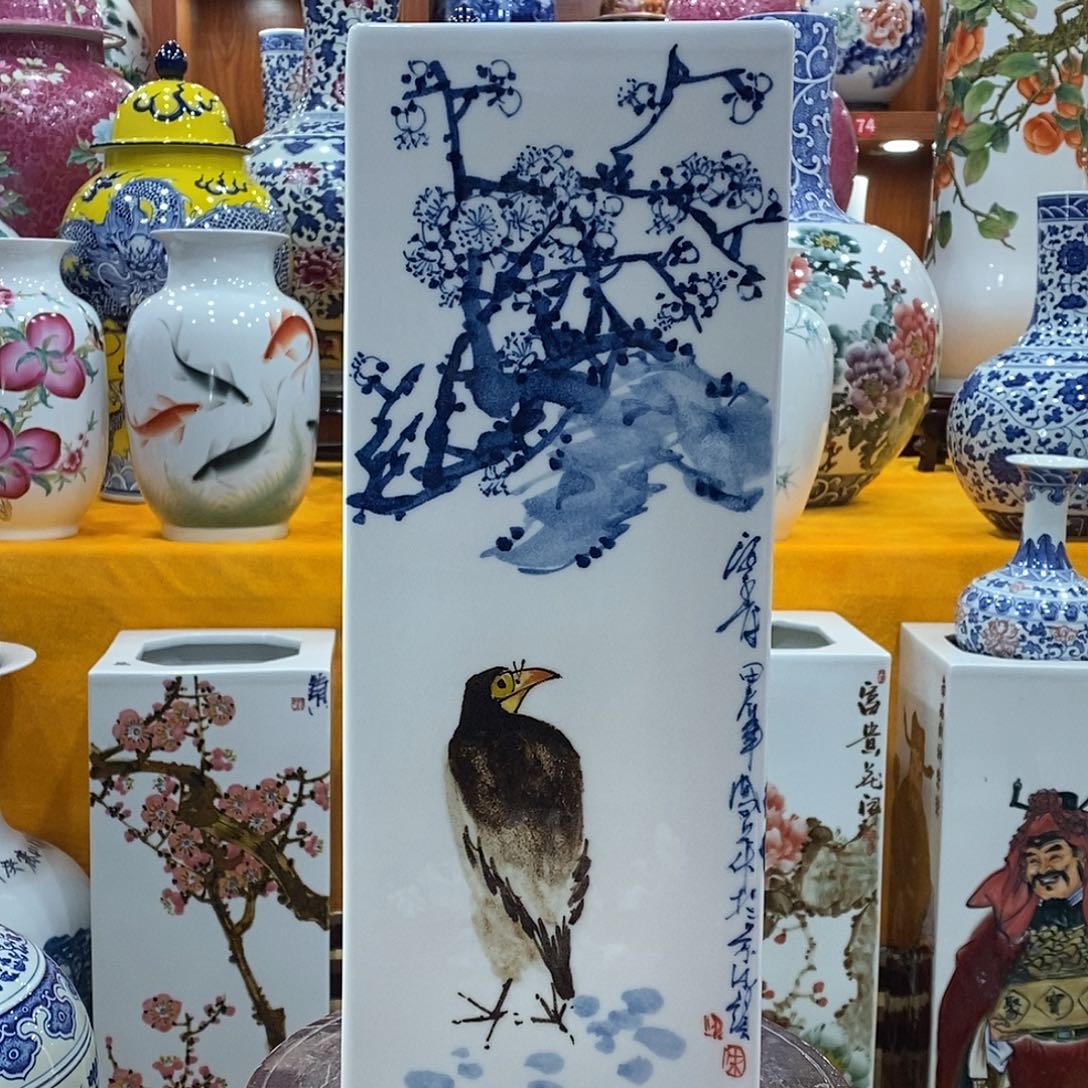 摆件Y***光景德镇陶瓷青花