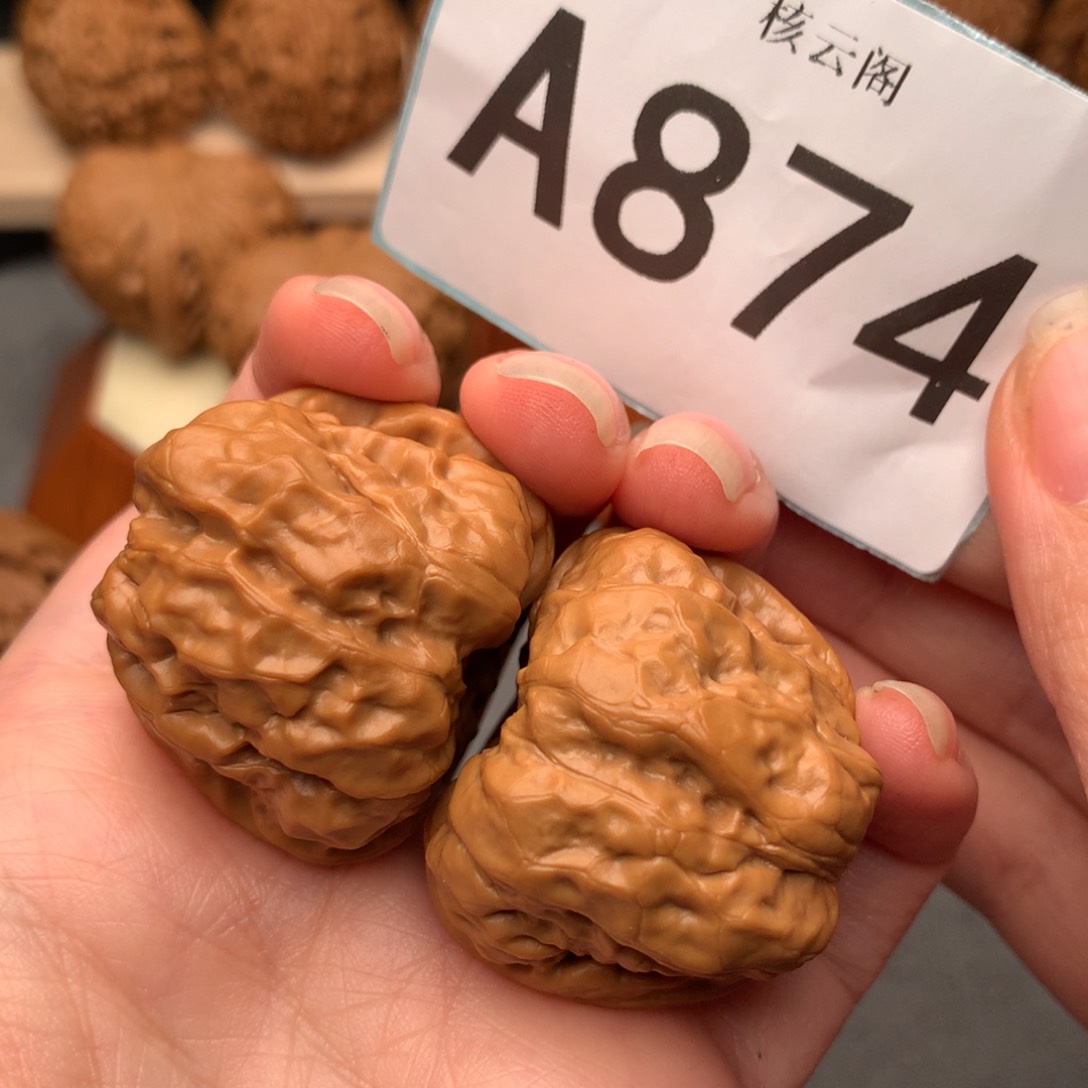 文玩核桃把件37蛤蟆头