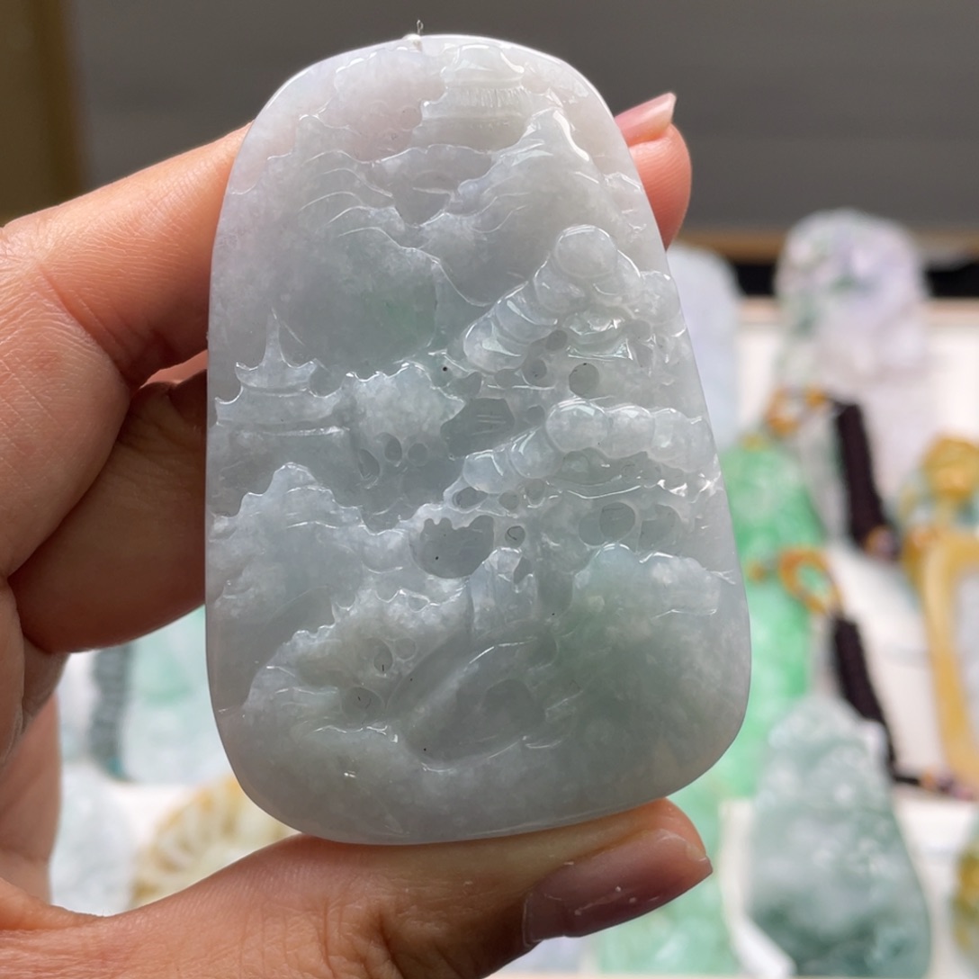 翡翠吊坠(不含链)未镶嵌