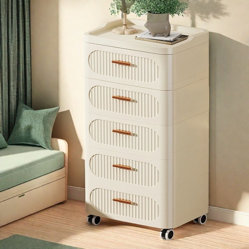 42CM儿童衣柜奶油风床头现代简约小型床边柜卧室床头置物收纳储物