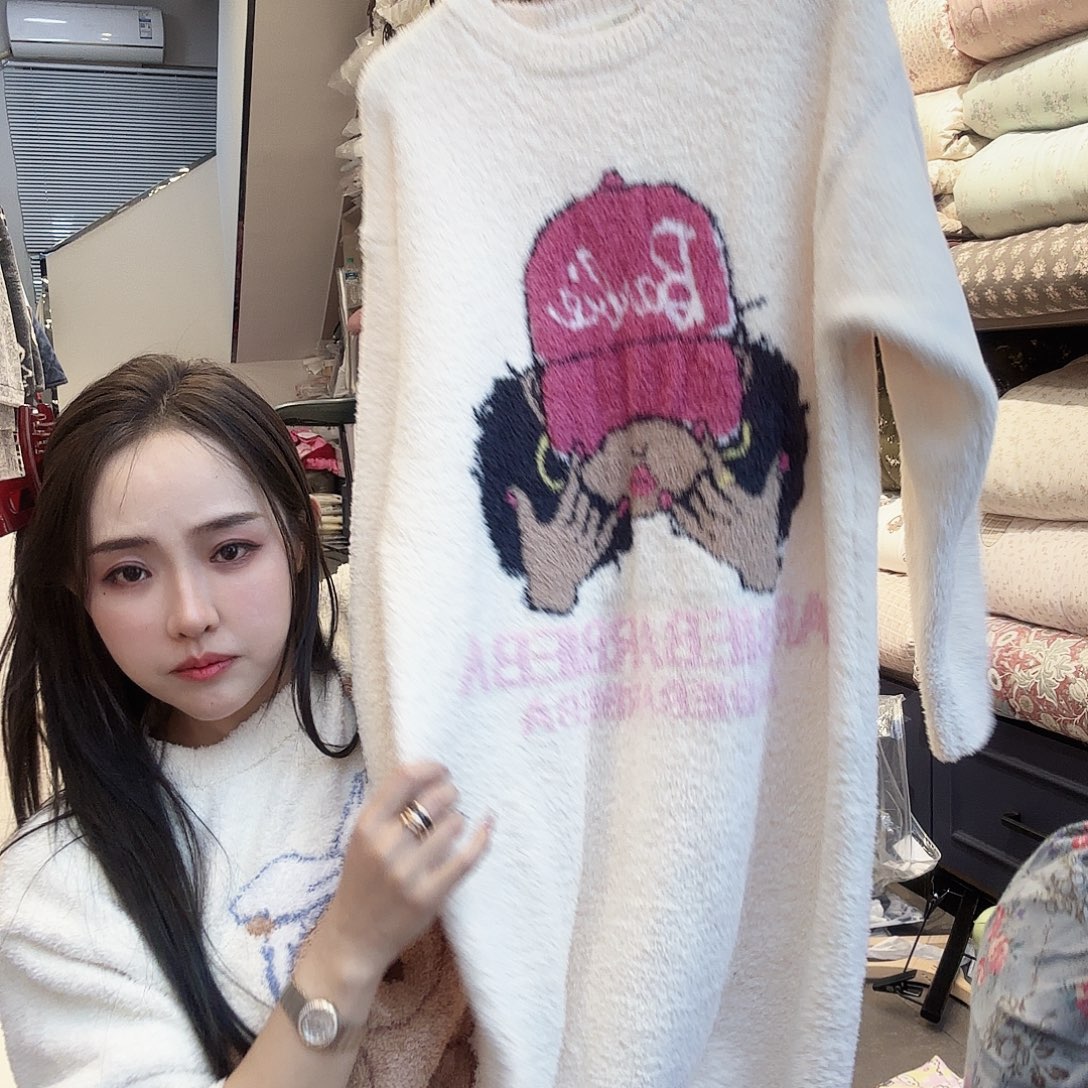 三醋酯纤维半边绒睡裙