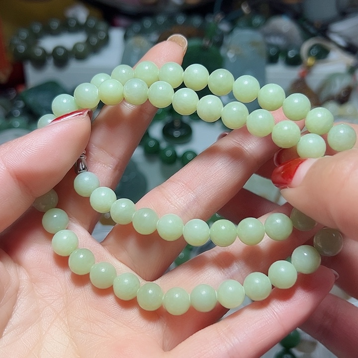 和田玉（黄玉）颈饰未镶嵌27