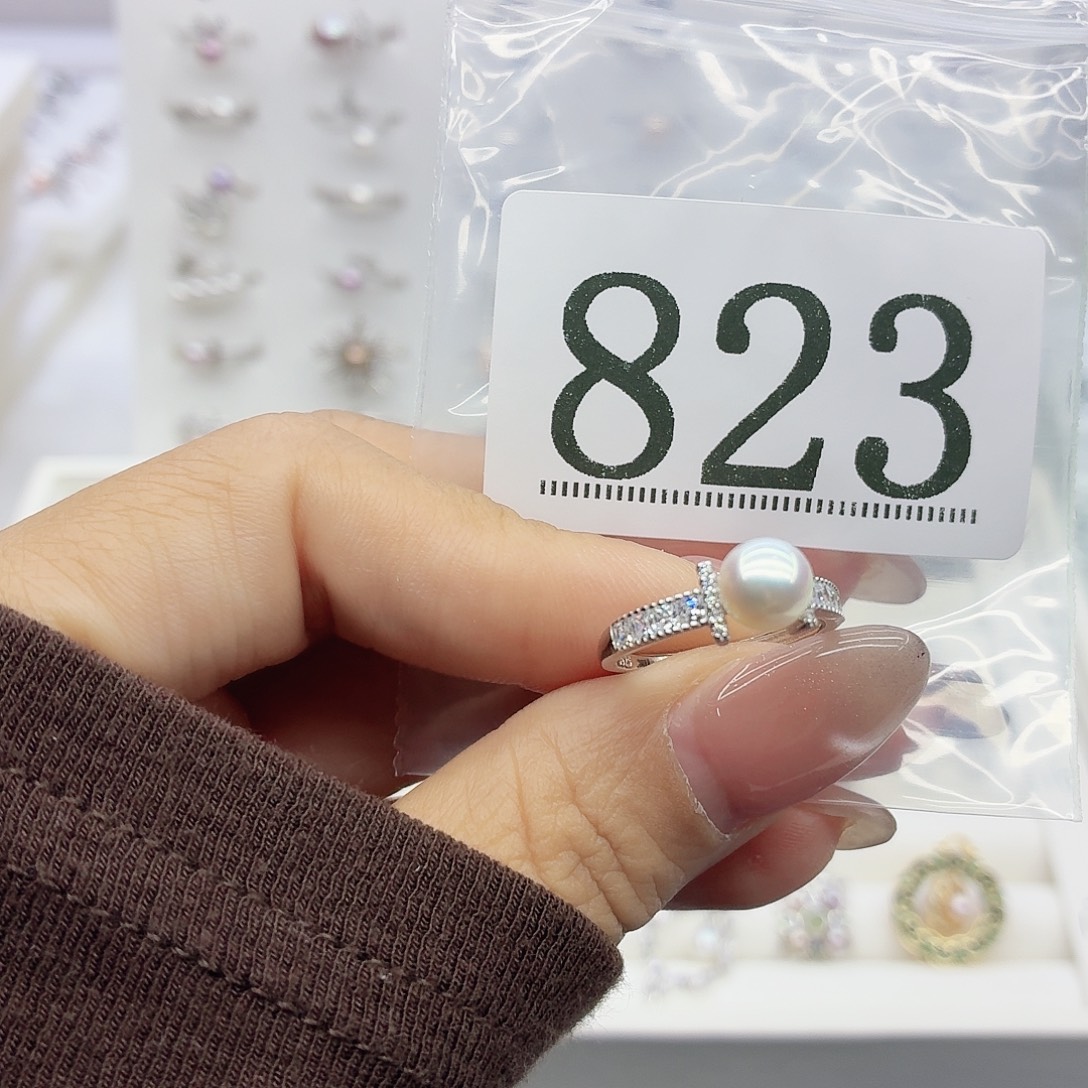 。****淡水珍珠银S925镶嵌珠宝奇石823补差价