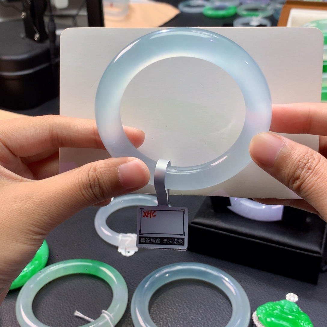 未镶嵌手镯翡翠圆条（分单）