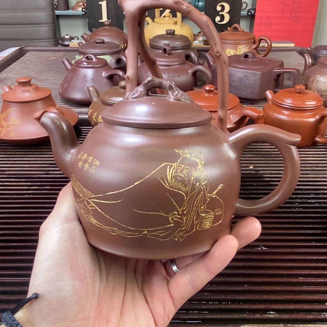 紫砂茶壶守***方白定6 处理价