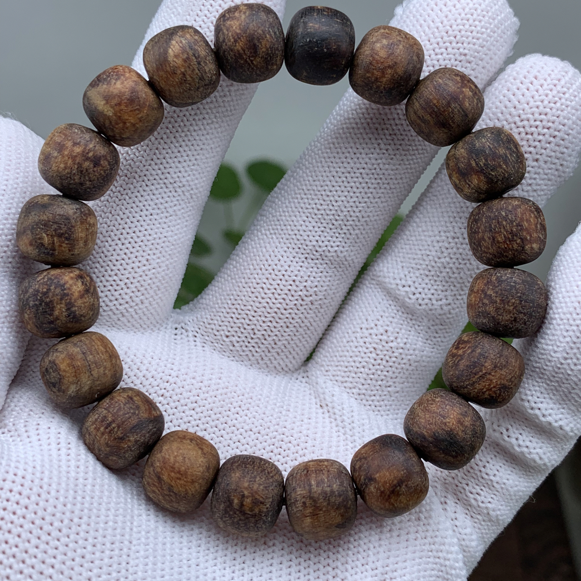 1印贡龙鳞粗磨10*11彩虹复古绿火焰龙鳞满玉化花果甜香高品相1物