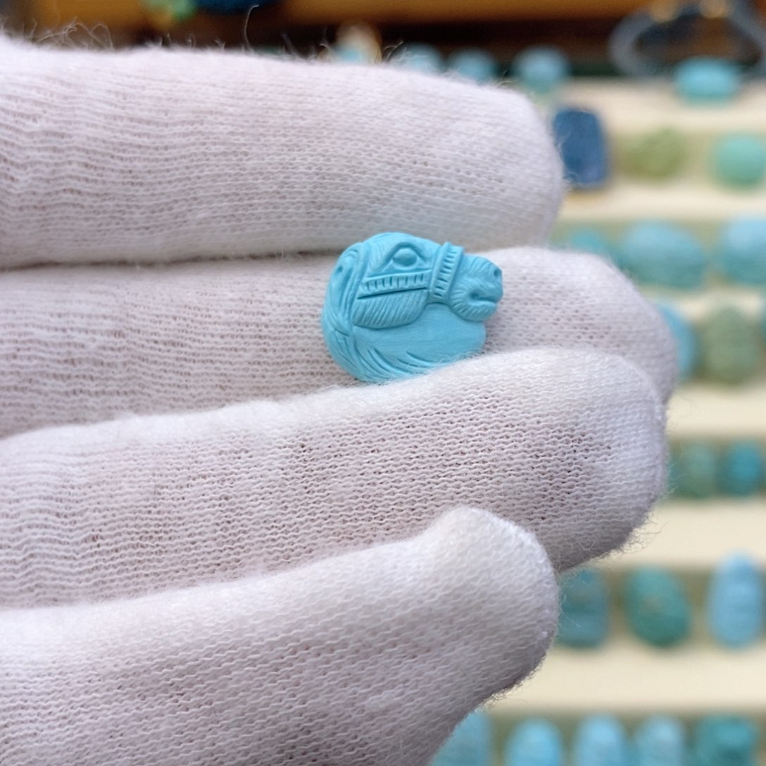 未镶嵌绿松石珠宝奇石