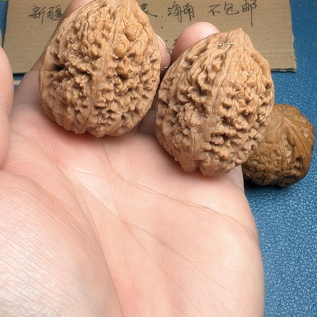 文玩核桃把件34大蒜头