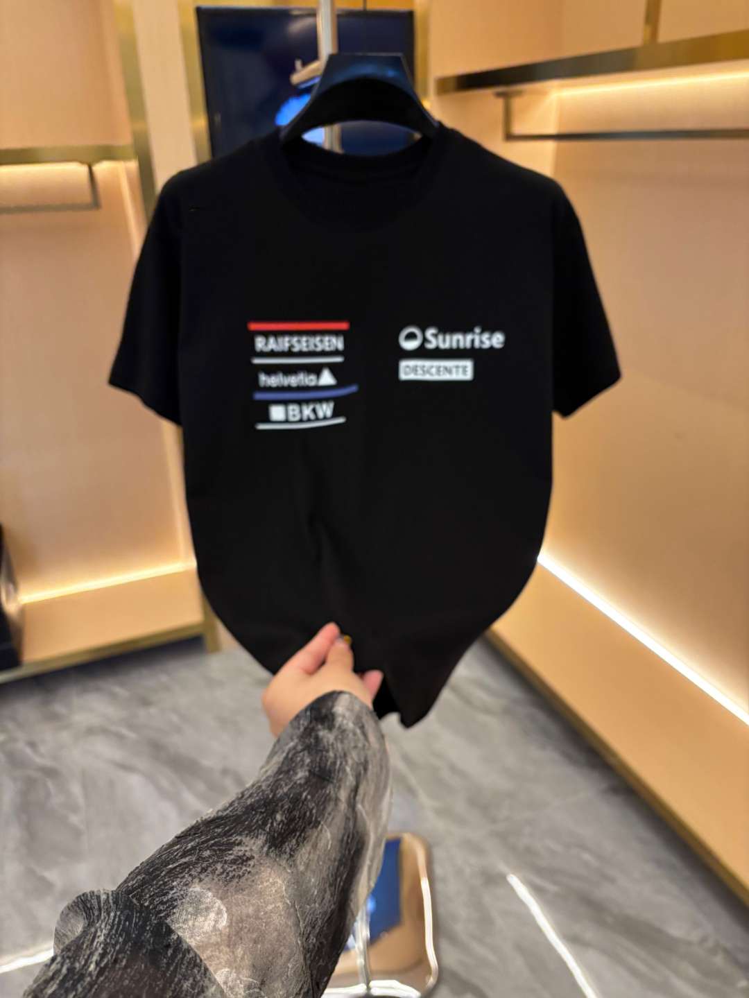 2025新款潮流印花T恤男女同款时尚百搭全棉T恤-SUN