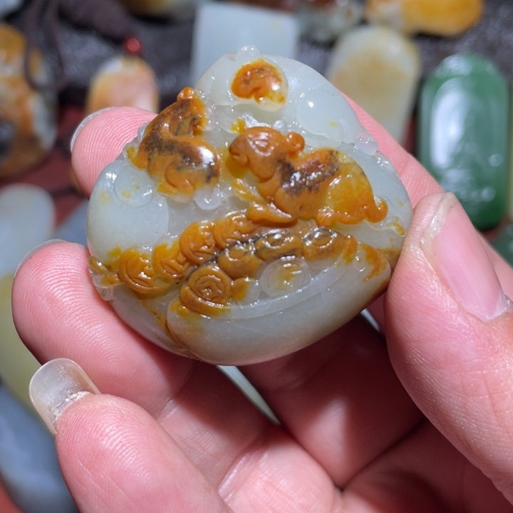 和田玉挂件未镶嵌