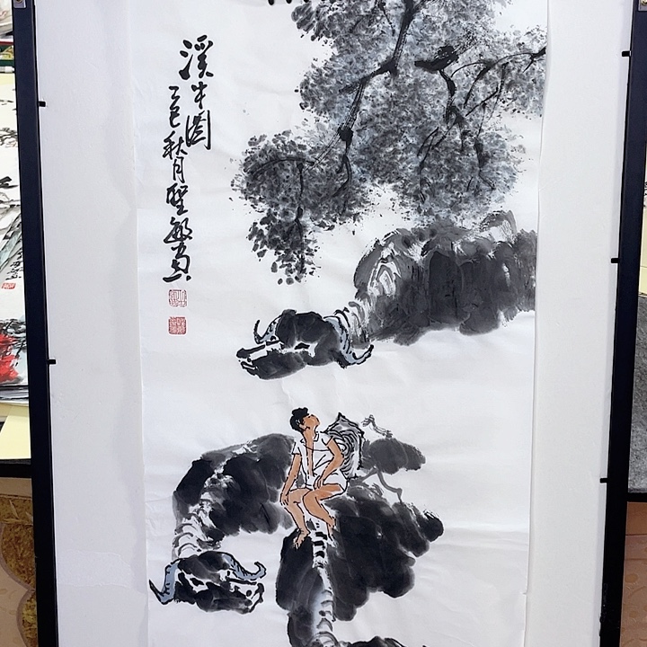 国画张圣敏先生纯手绘作品