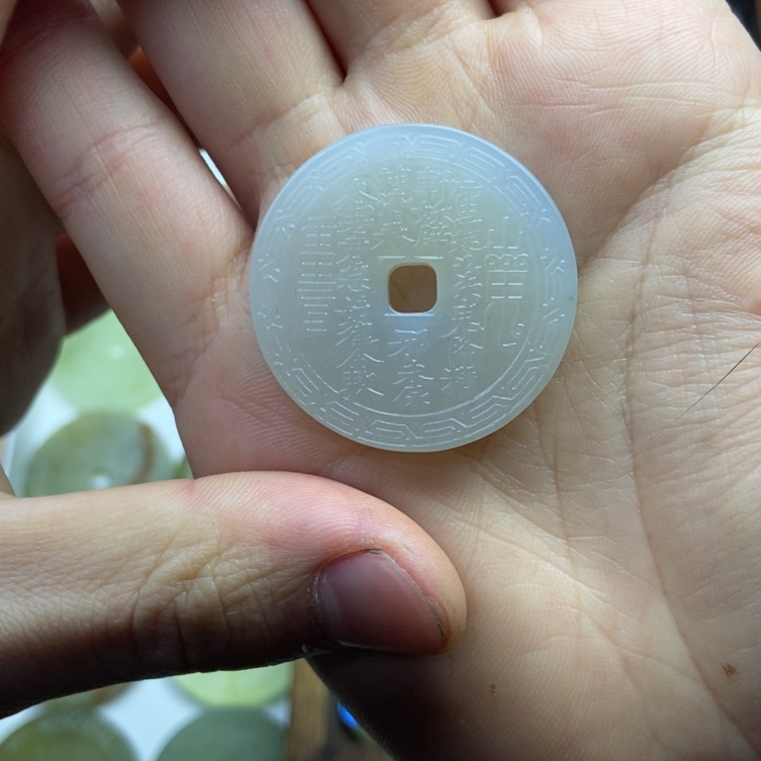 蛇纹石玉颈饰未镶嵌旭**升