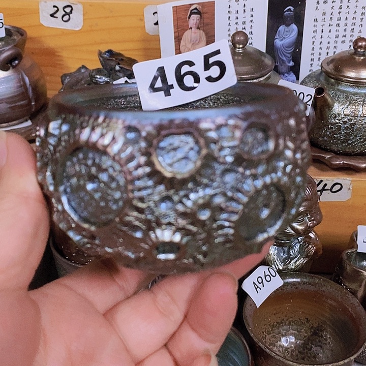 紫砂茶杯柴烧纯手工465