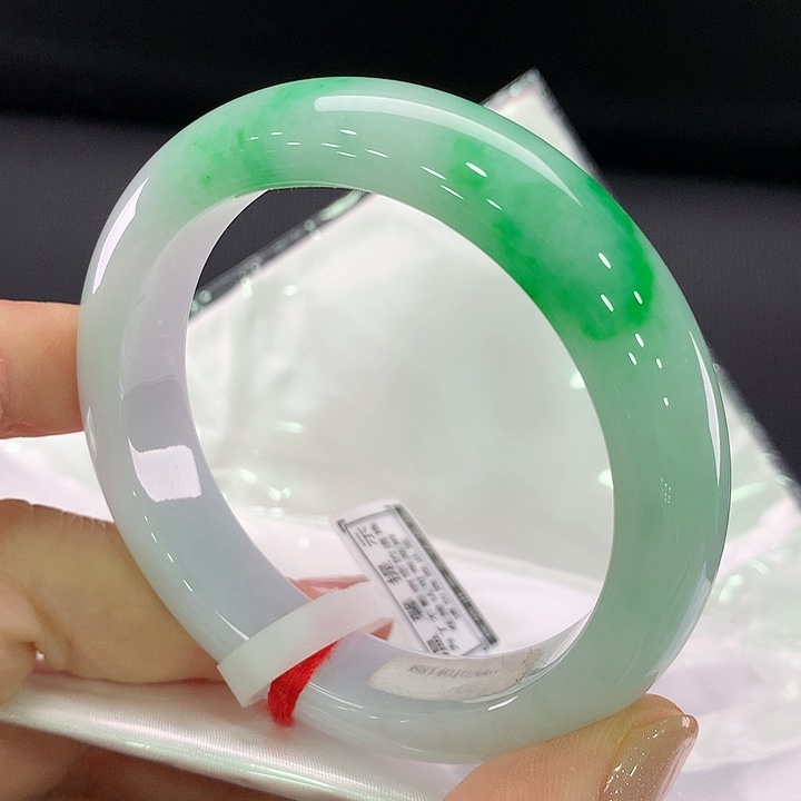 翡翠手镯未镶嵌正圈53-54