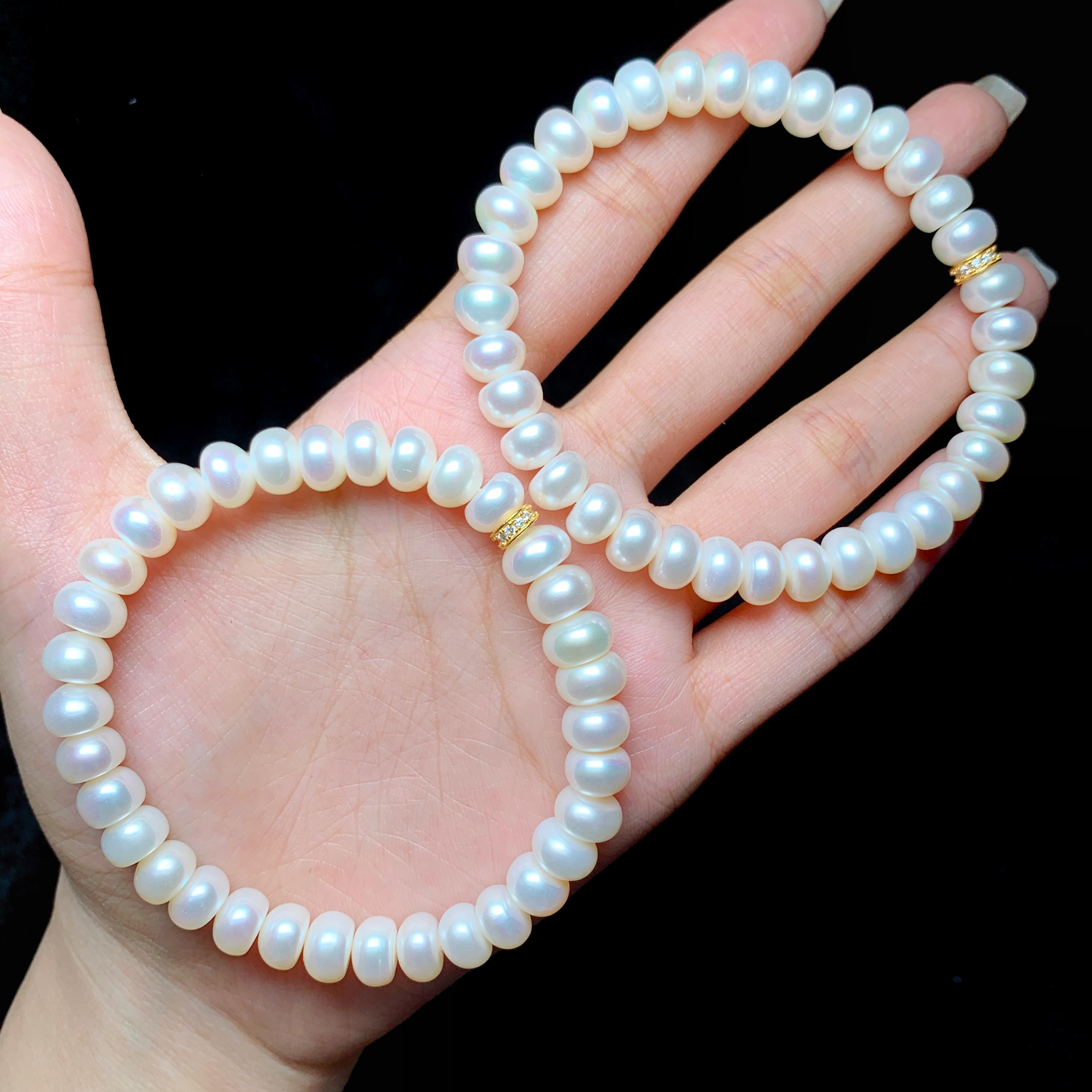 【云上好物】29 DS89511-淡水珍珠手链-多样性发一件-7mm （JG）