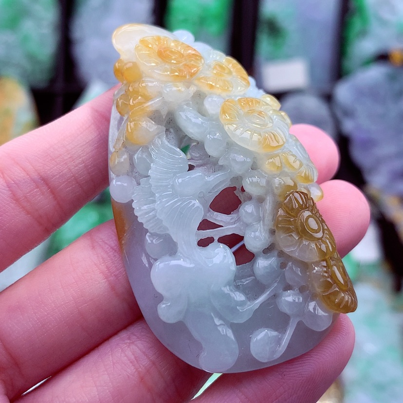 【闪购商品】翡翠颈饰未镶嵌天然