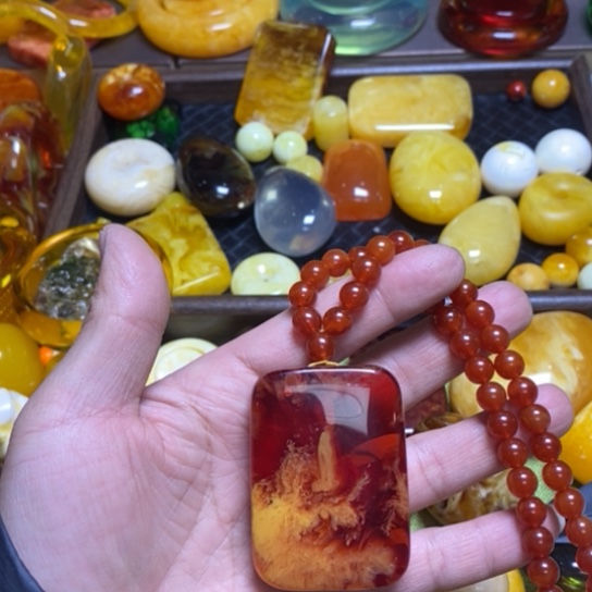 合***条妖花溶洞平安无事牌