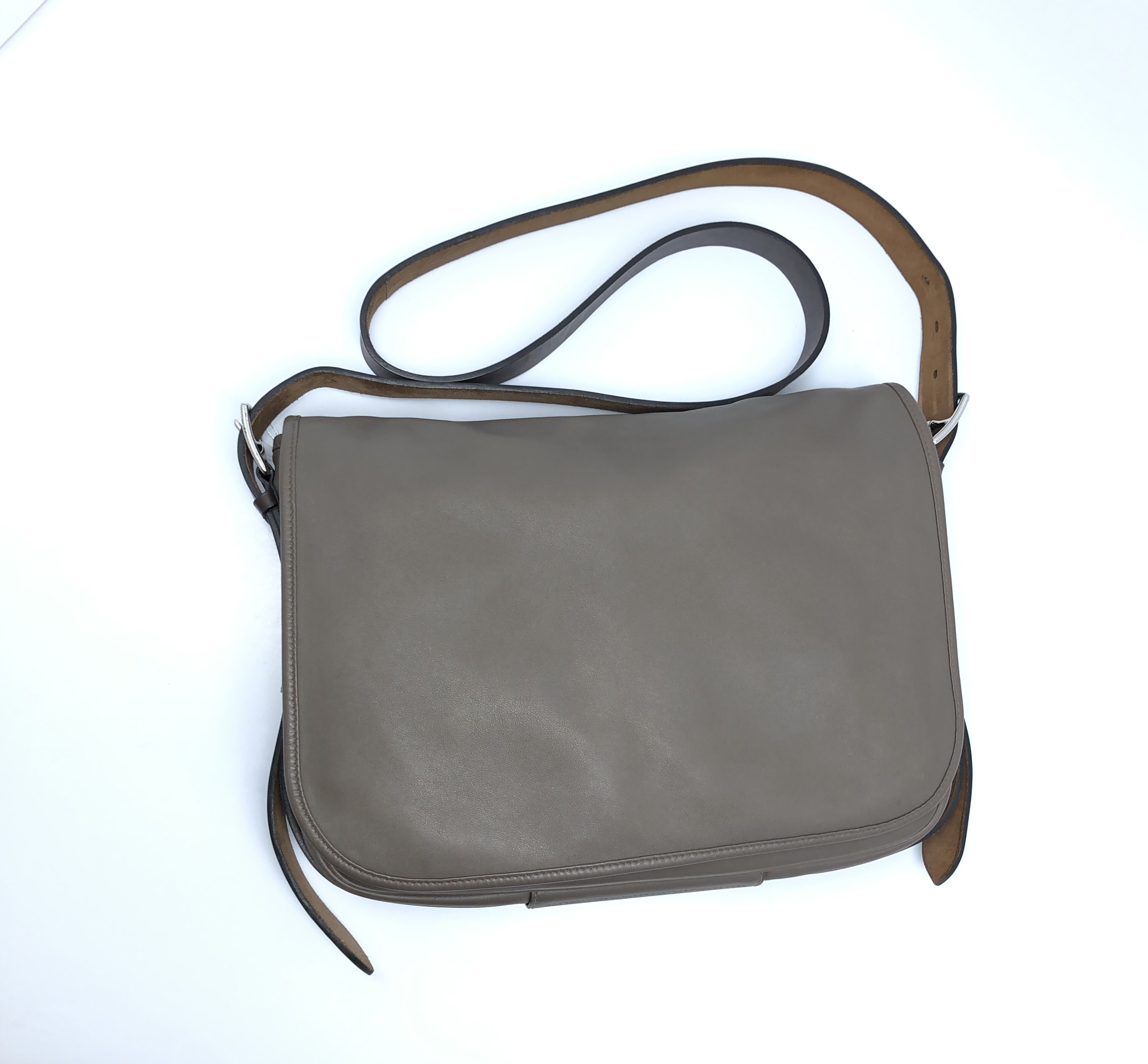 99新 Hermes/爱马仕 翻盖单肩包/4173号