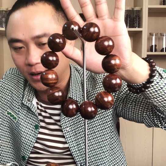 黄花梨/降香黄檀手串/手链2.0紫油梨手串