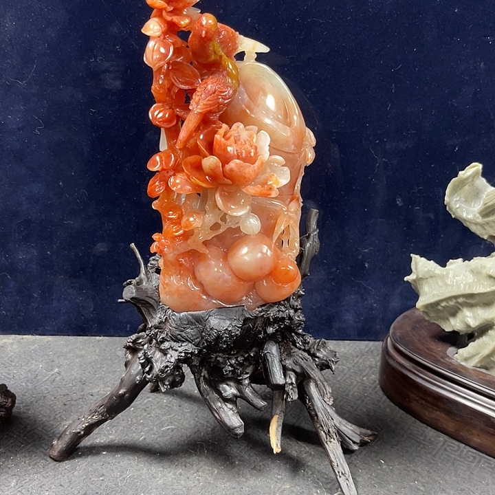 l***t老挝石寿山石艺术品市场