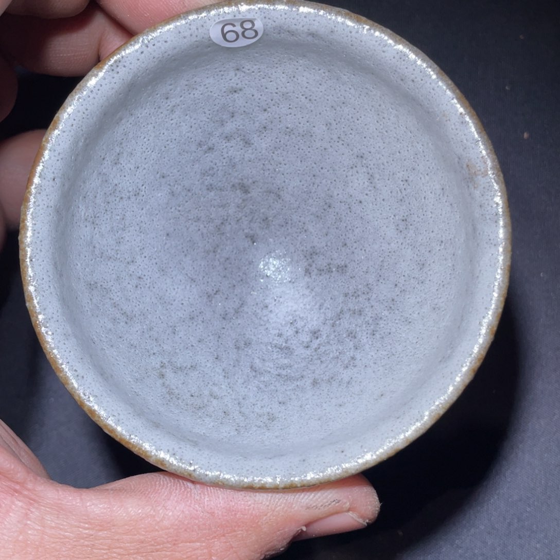 茶盏龙窑柴烧老黄甄选68