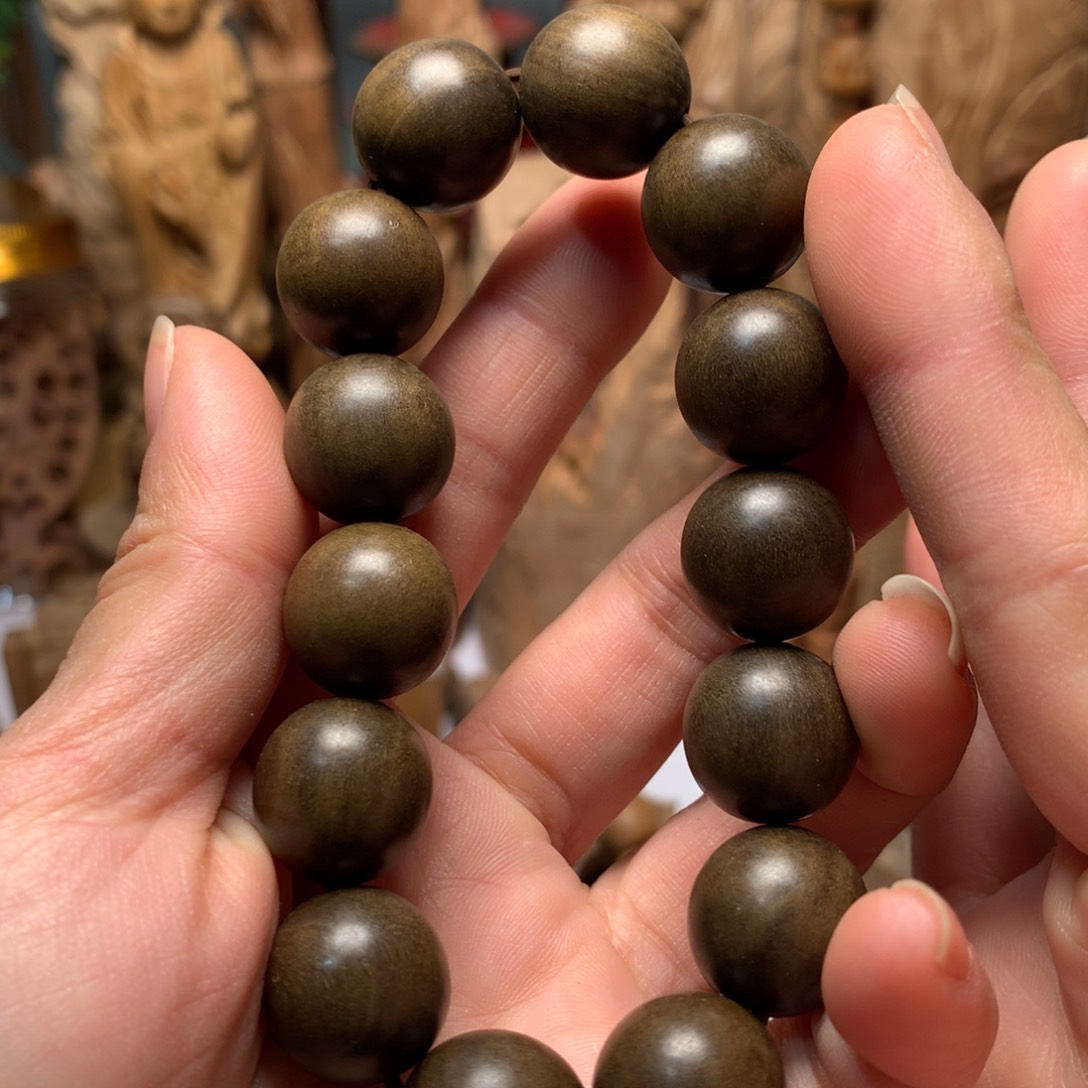 檀香木手串/手链老山檀香1.6阴沉