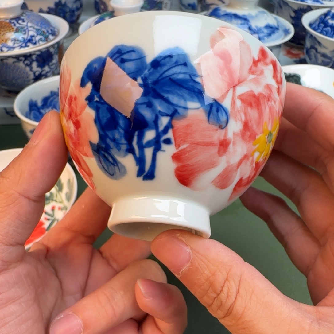 陶纯手工纯手绘茶具342