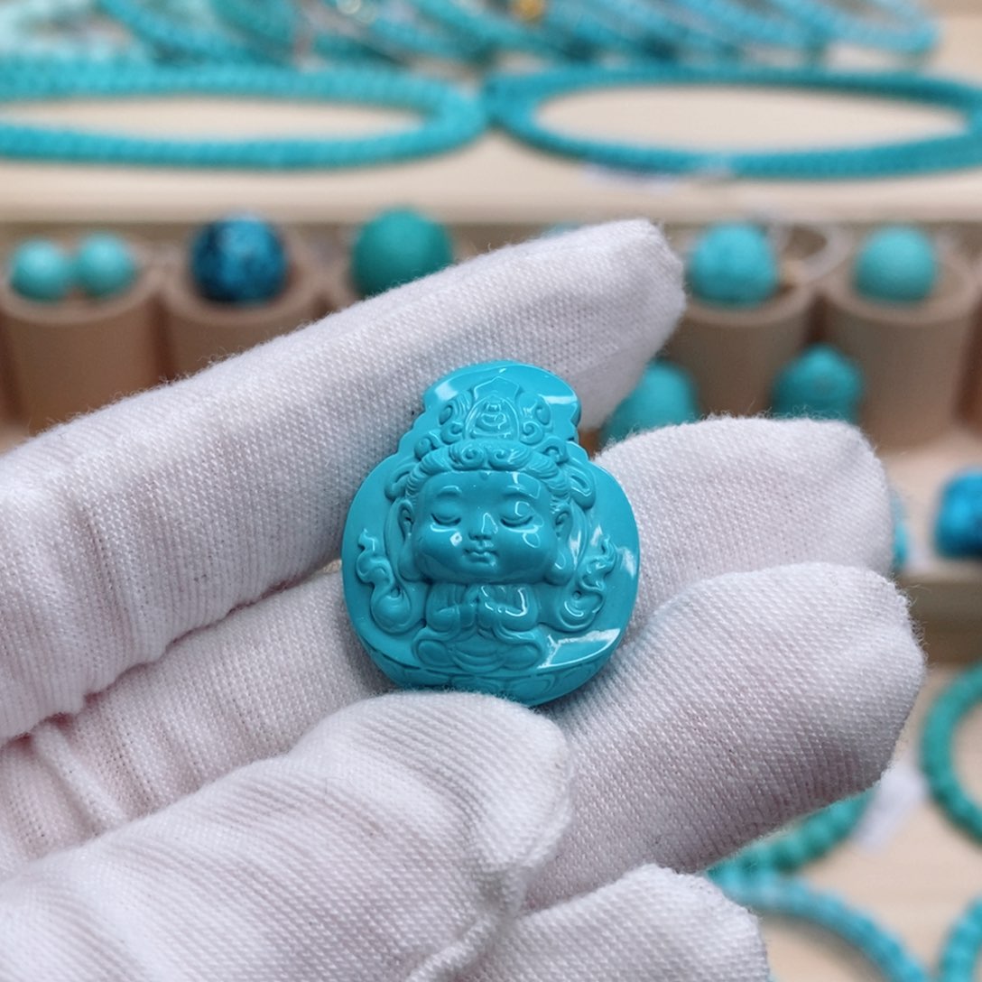 绿松石珠宝奇石未镶嵌