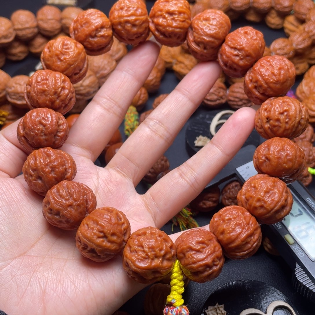 文玩核桃手串土*?磨盘111