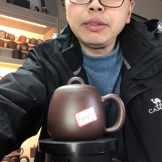 紫泥茶杯秦权权容量500
