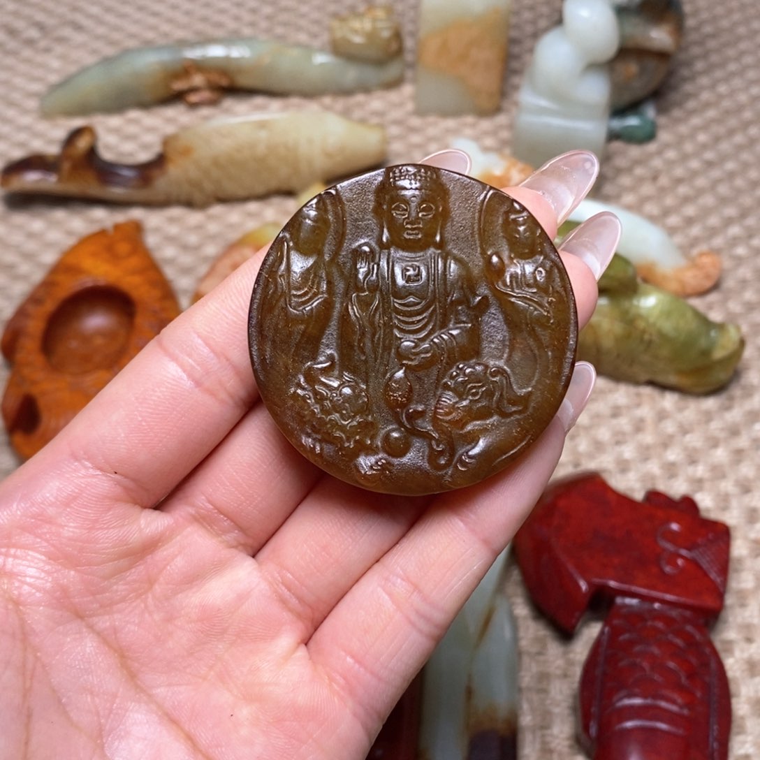 白玉菩提吊坠白玉菩提白玉菩提摆件