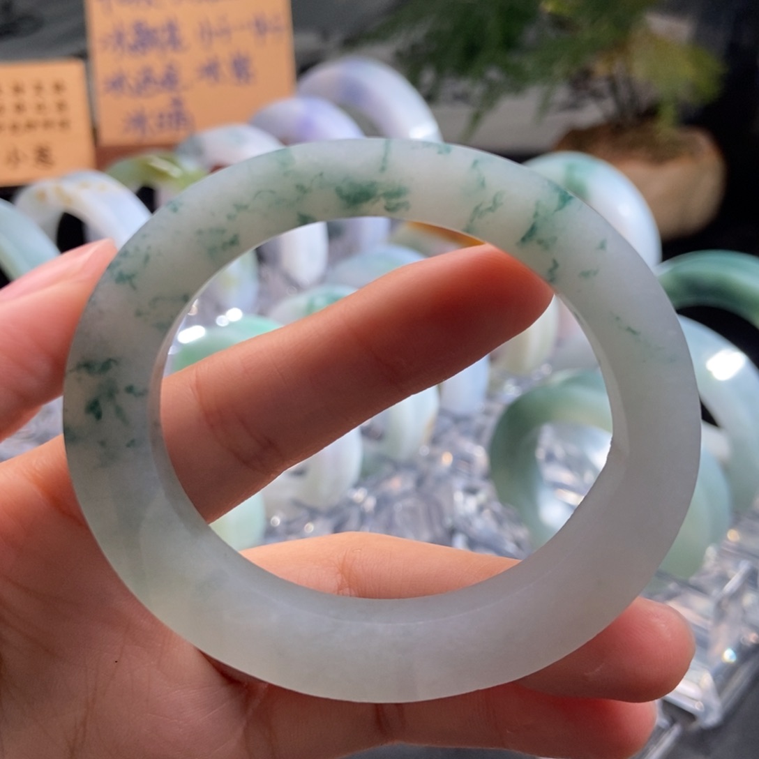 定制翡翠翡翠手镯未镶嵌丹*3
