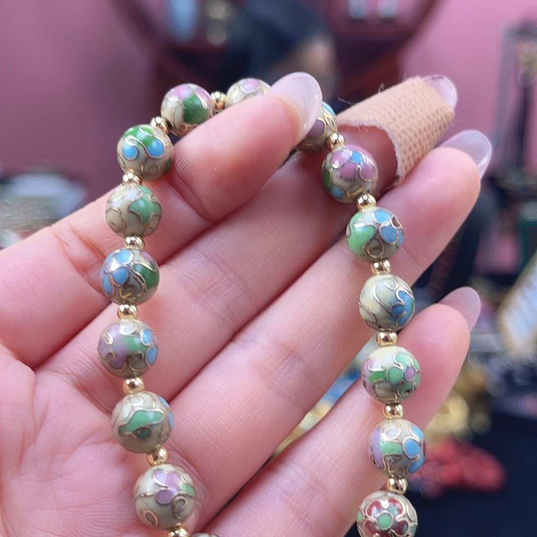 非遗技艺 景泰蓝手串.08 工美