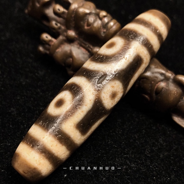 P0323鹏程超顶手工十字六眼53.2*13mm台珠玛瑙吊坠