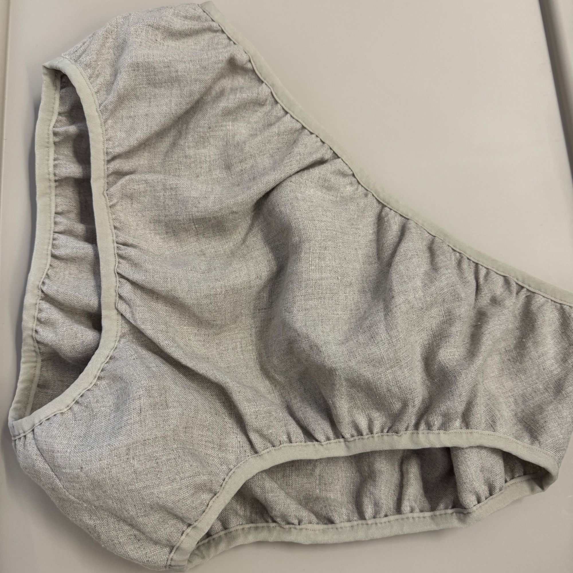 【福宝推荐】百分百双雨露 纯汉麻三角内裤(女士)  一包两条