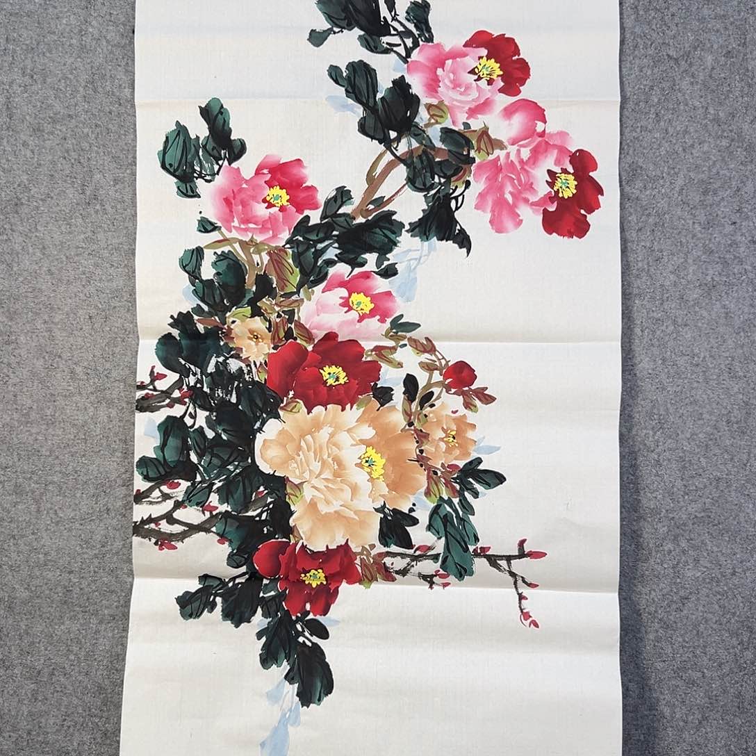 国画578 牡丹之花之香飘四时