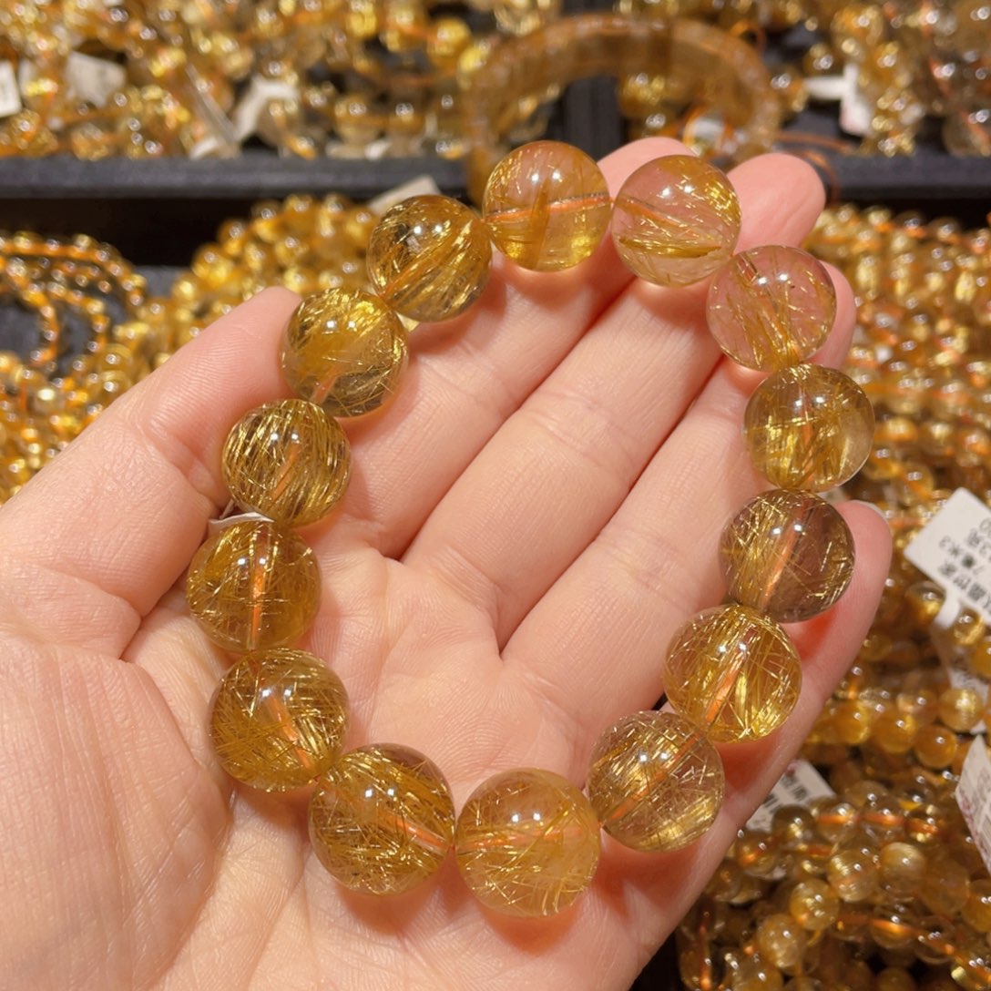 水晶手链未镶嵌恩*天然水晶手链