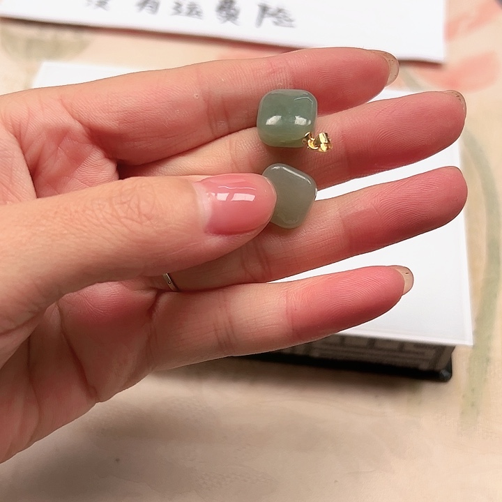 和田玉颈饰银S925镶嵌2