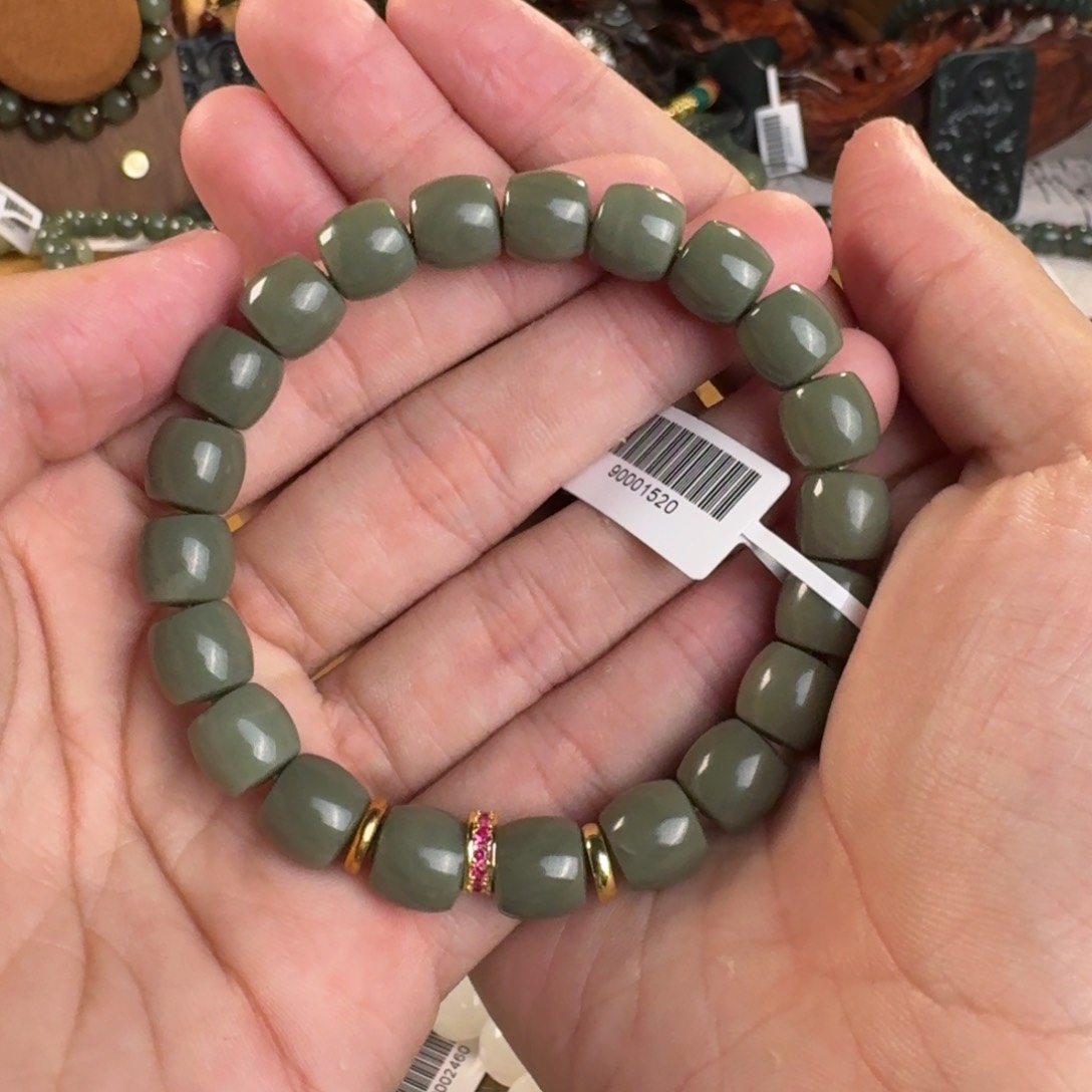 和田玉（糖玉）手链未镶嵌