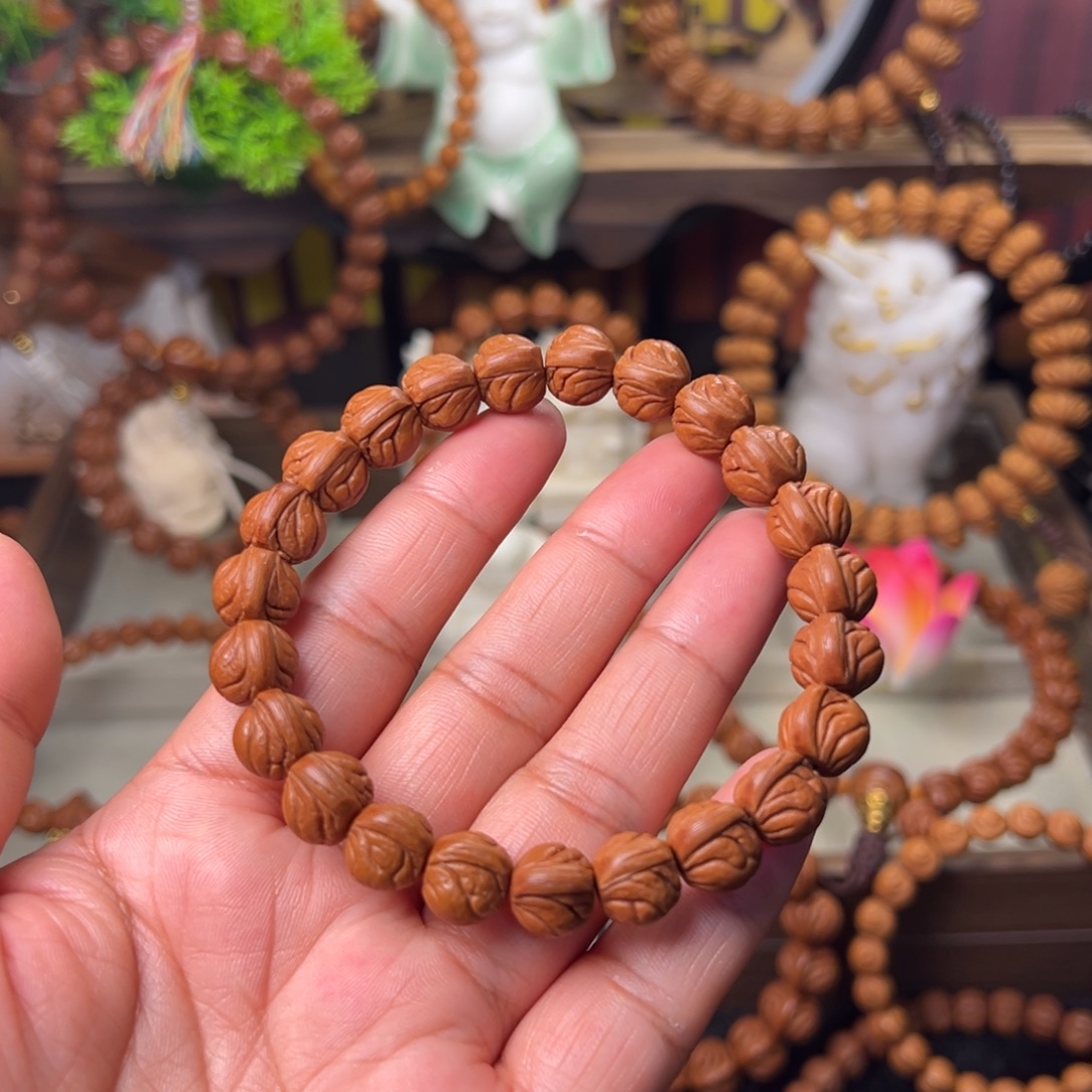 桃核手串玉龙脊手串11