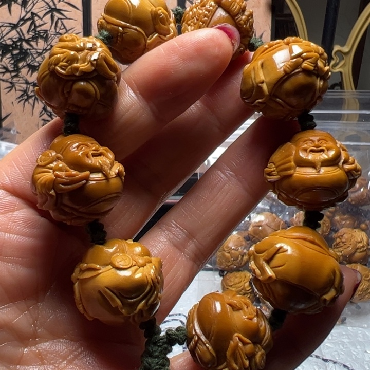 手串/手链橄榄核与****）童子财神